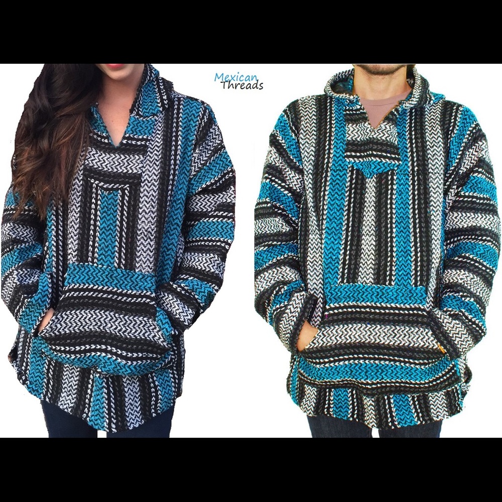 Baja hoodie/hippie “drug rug”